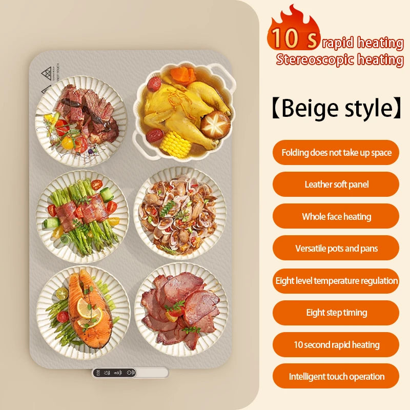 Plaque Chauffante Electrique Pliable en Silicone